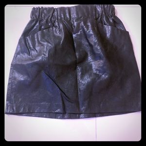New leather skirt